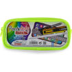 Picture of PENCIL CASE RECTANGULAR FLUORESCENT YELLOW